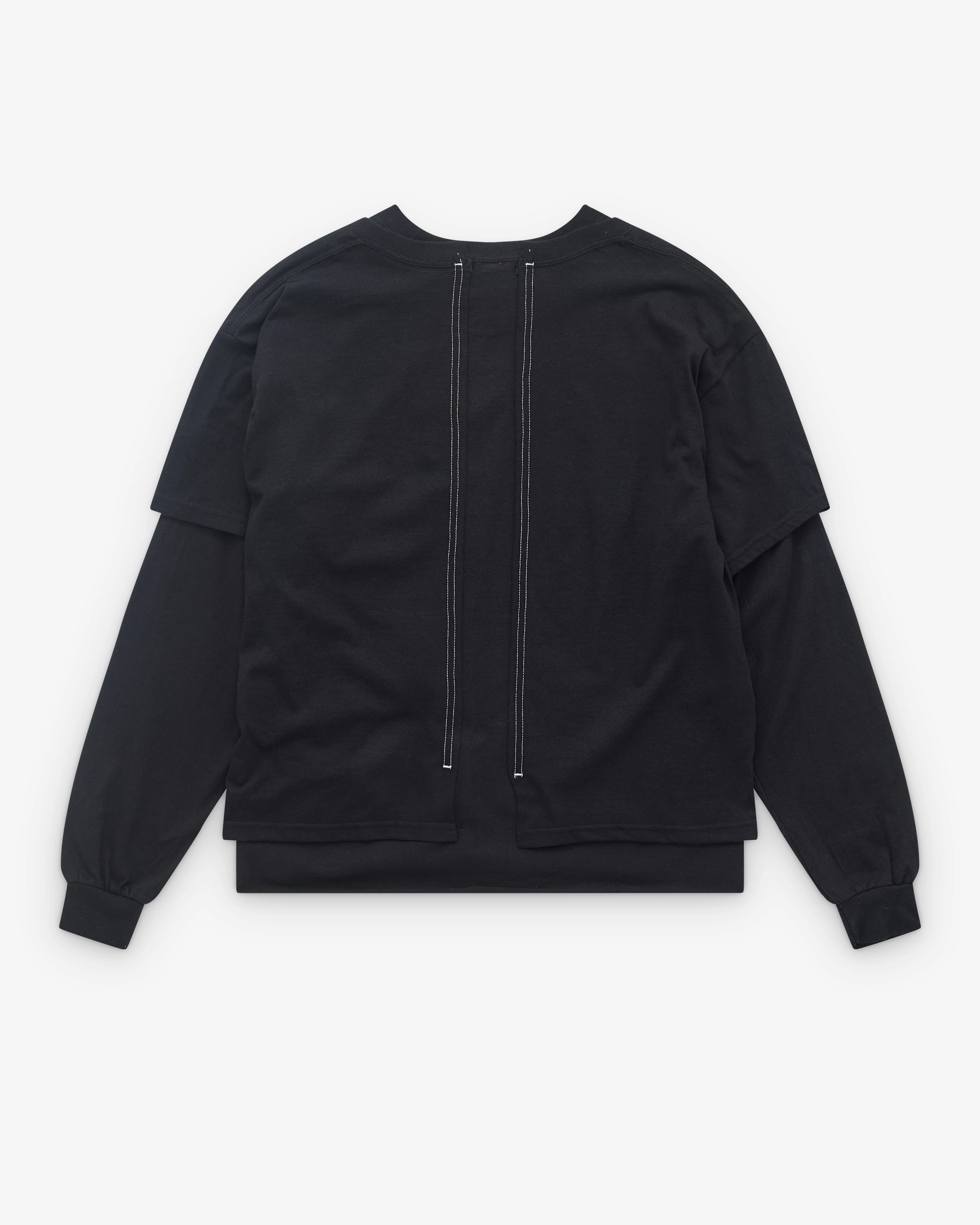 Westfall - Men’s Whateverworks Double Shirt - (Black) - Image 2