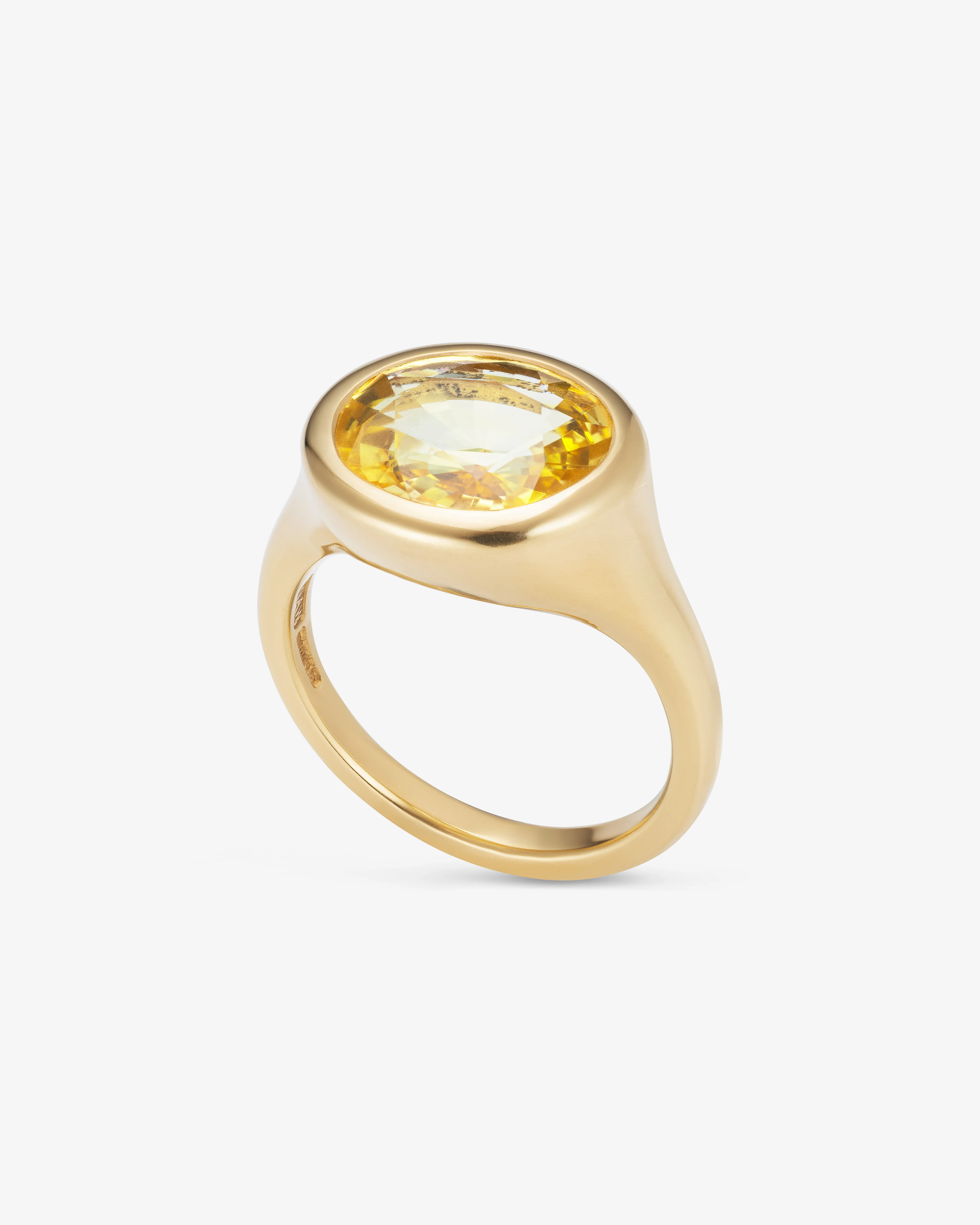 William Welstead - Yellow Sapphire Ring - (Yellow Gold) - Image 2