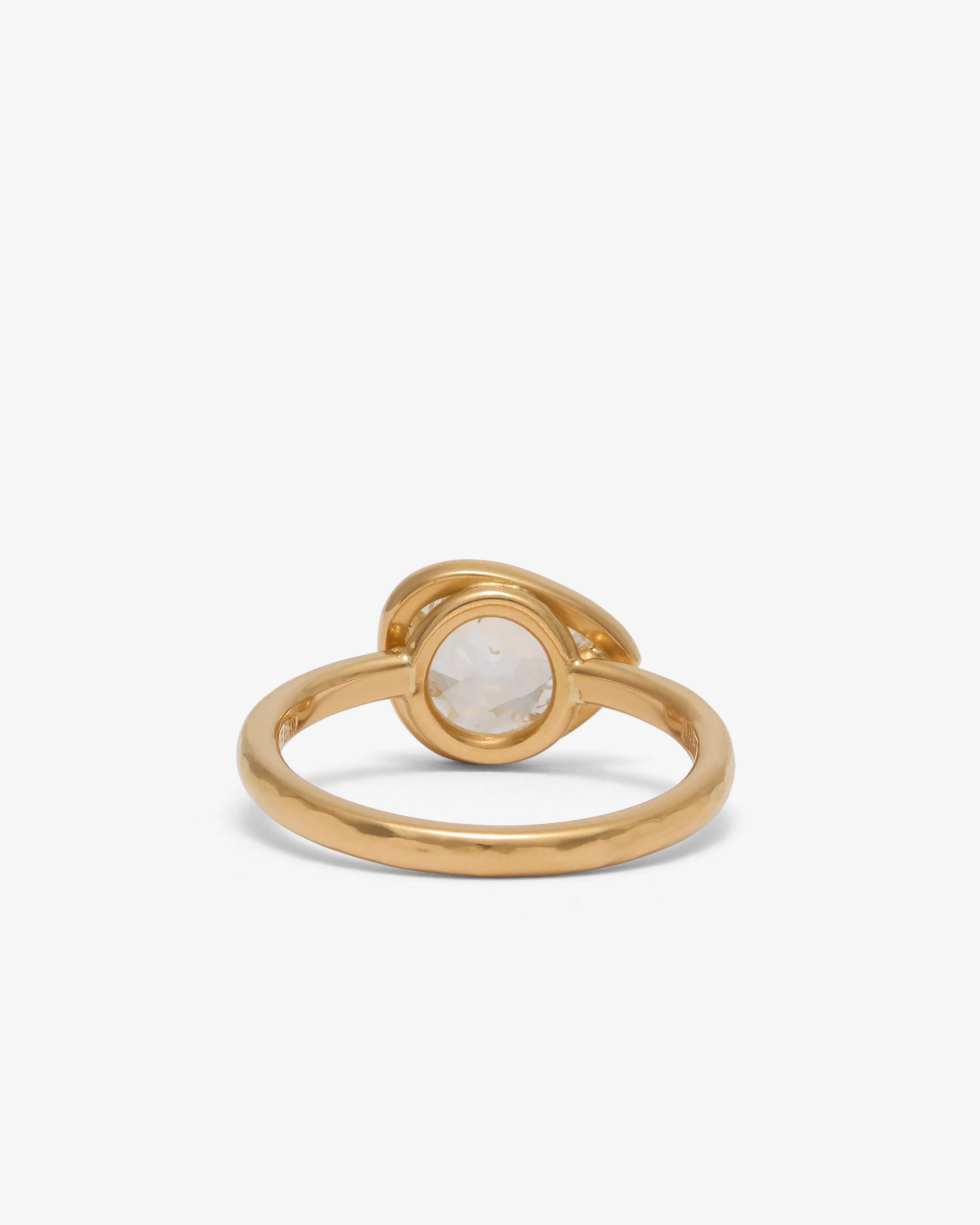William Welstead - Pear Shaped Diamond Gold Ring - (Yellow Gold) - Image 3