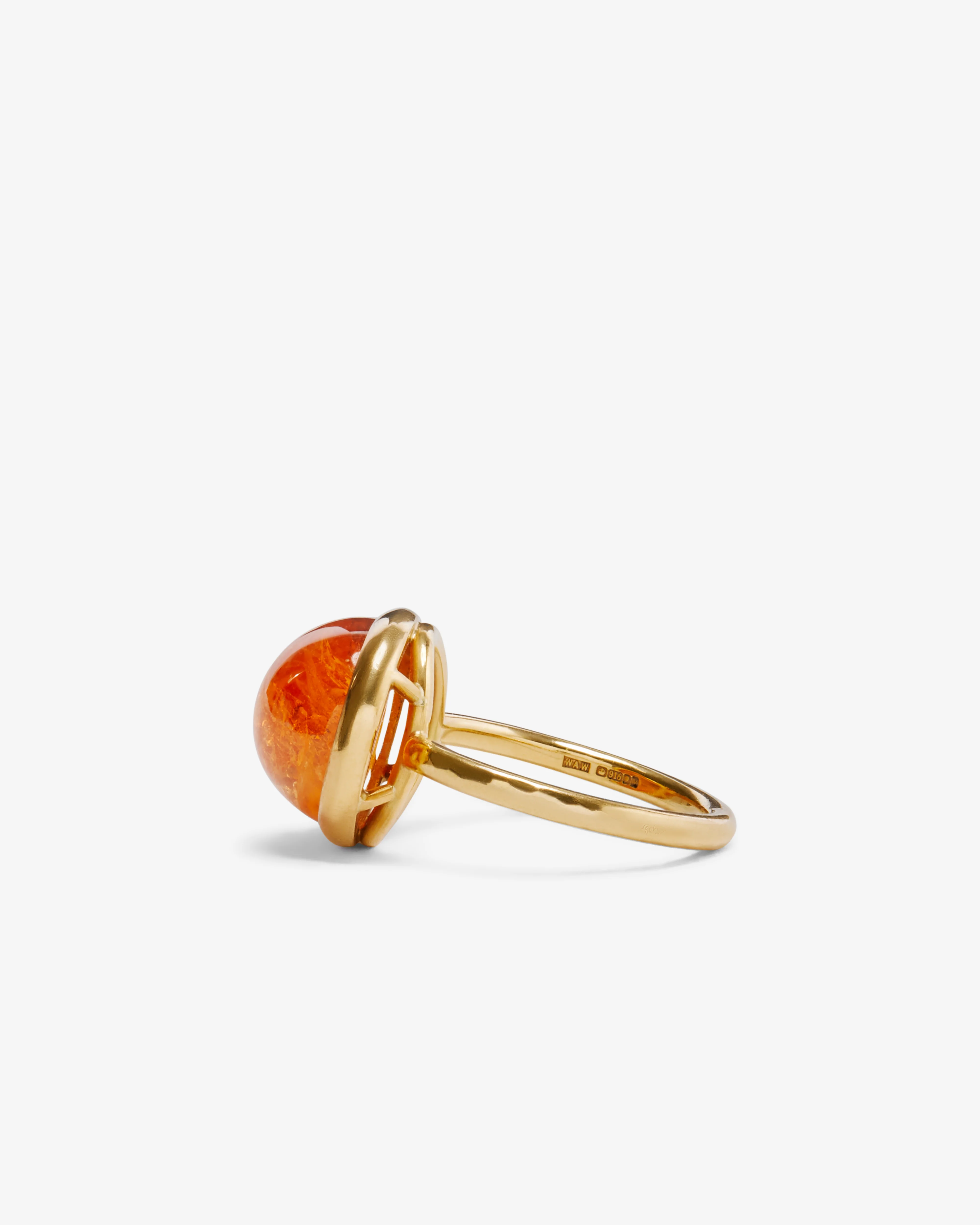 William Welstead - Women’s Spessartite Garnet Ring - (Yellow Gold) - Image 2