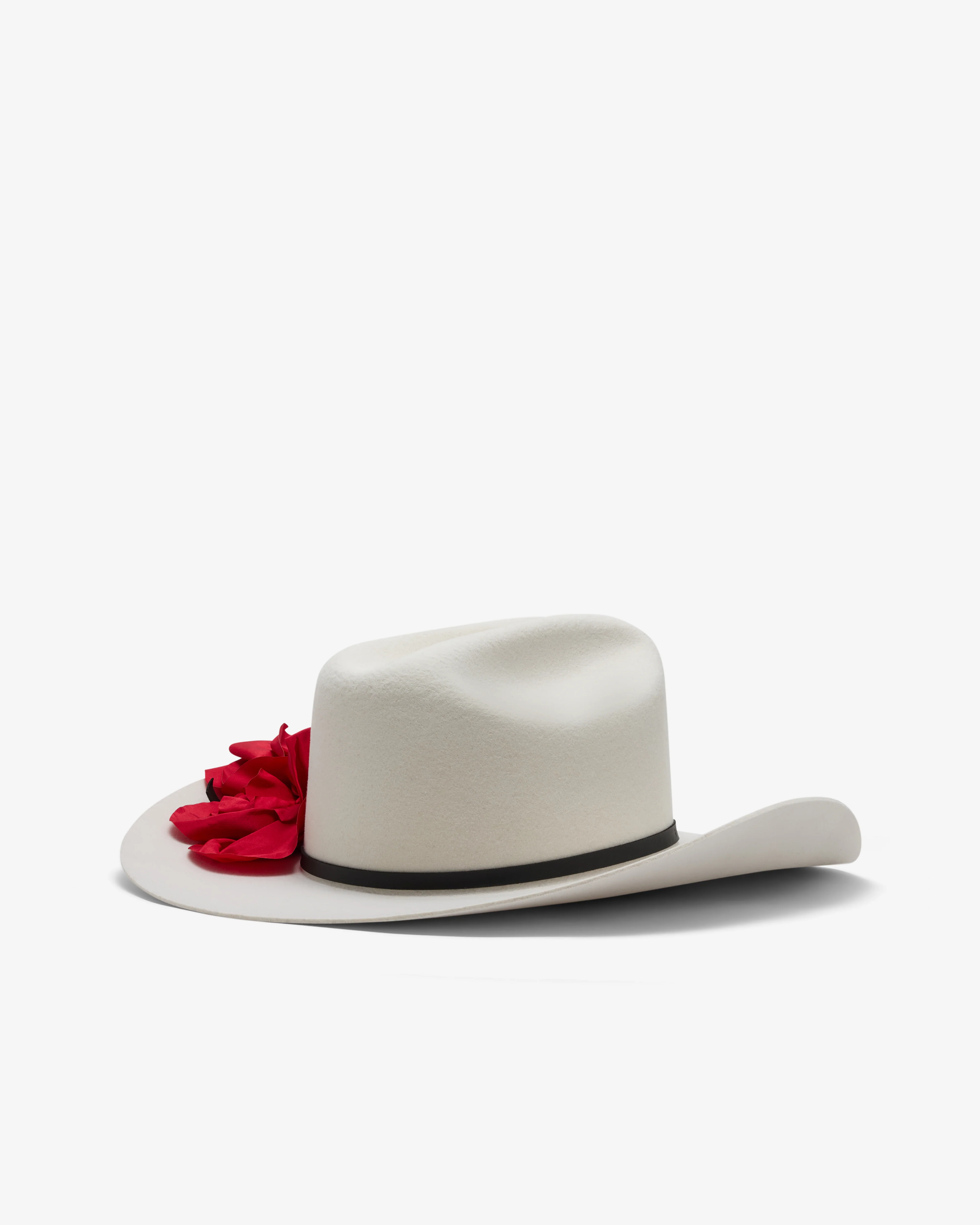 Willy Chavarria - Men's Flower Hat - (Off White) - Image 3